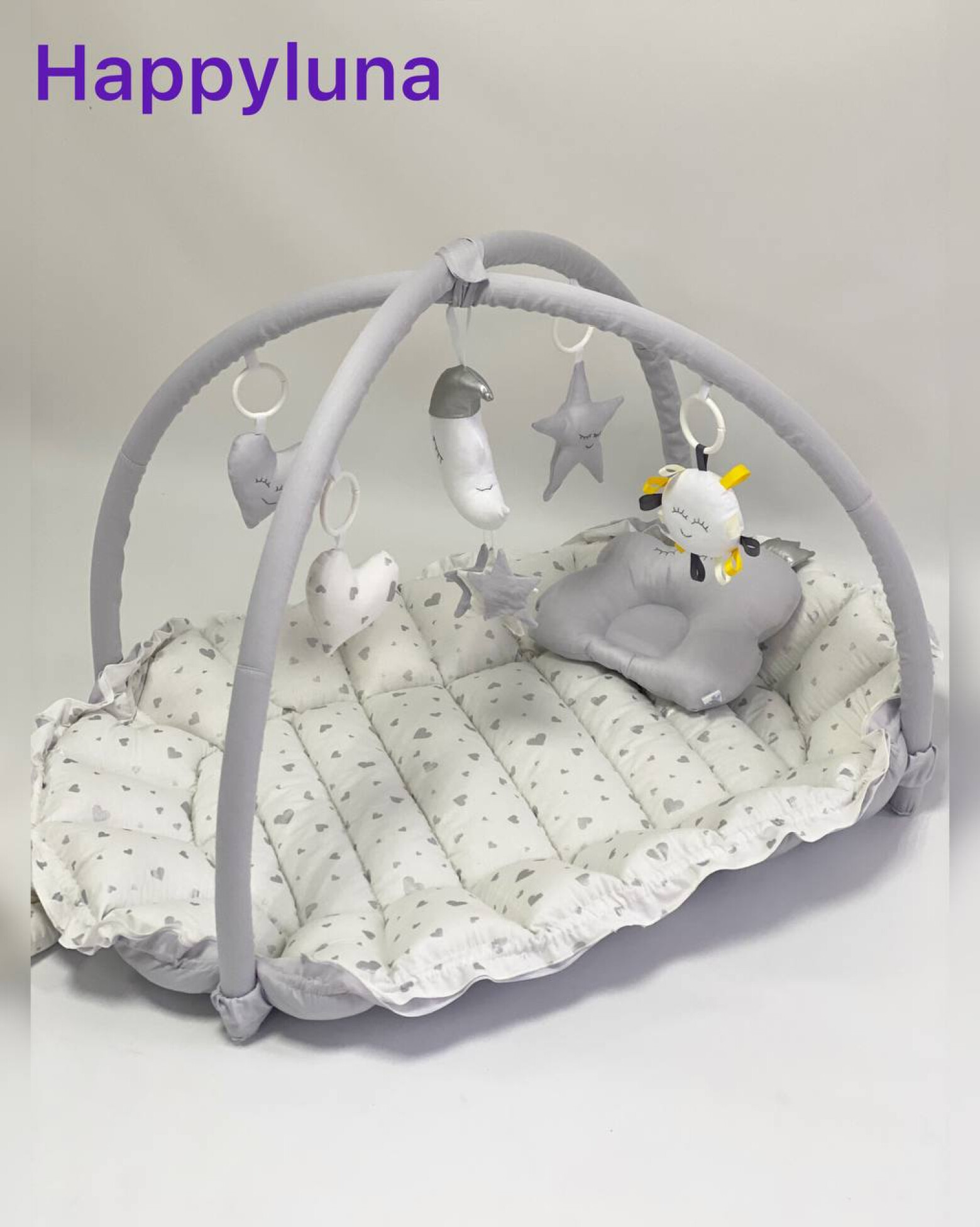2-in-1 Baby Play Mat and Nest “Love” – 0760
