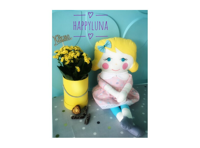 Текстильна іграшка «Luna Лялька Лола»