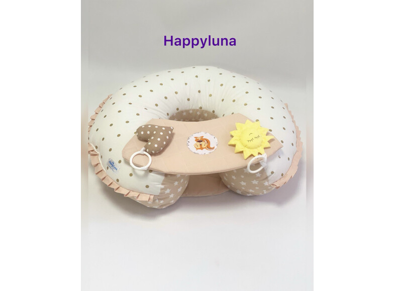 Подушка-трансформер 4 в 1 Happy Luna  "Горошинка"