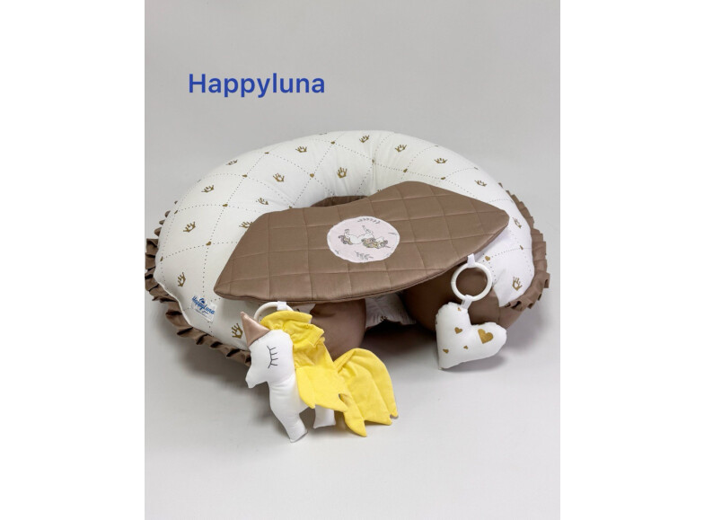 Подушка-трансформер 4 в 1 Happy Luna  "Шоколад корони"