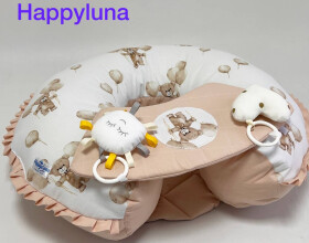 Подушка-трансформер 4 в 1 Happy Luna  "Ведмедики з повітряними кульками"